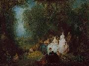 Jean-Antoine Watteau The Art Institute of Chicago oil painting